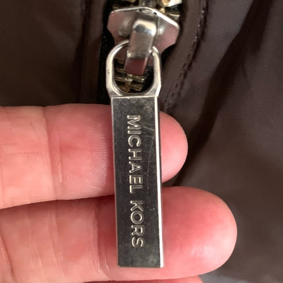 Michael Kors Down coat overcoat Quilted Brown oversized Women’s Warm winter M - Picture 6 of 14